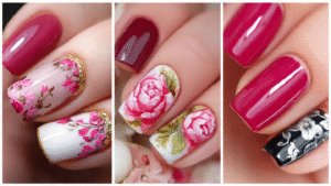Classic flower nail designs, and classic rose nail designs naily.site