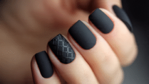 black nail ideas Naily.site