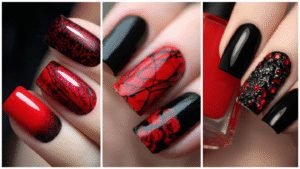 black nail ideas Naily.site