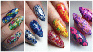 acrylic nail designs and old-school gel nail designs Naily.site